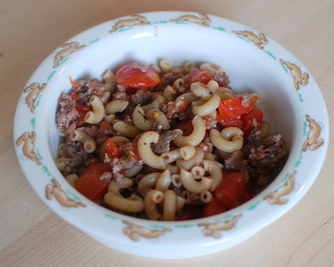 Tomato and Ground Beef Slumgullion