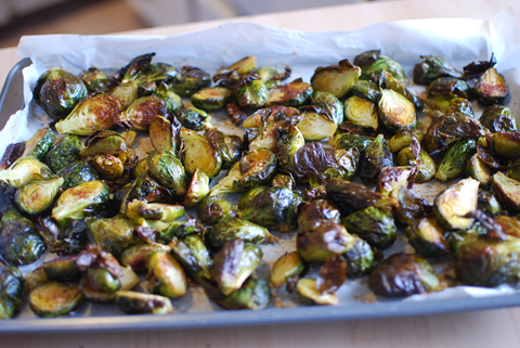 Roasted Brussels Sprouts - talkinginallcaps.com