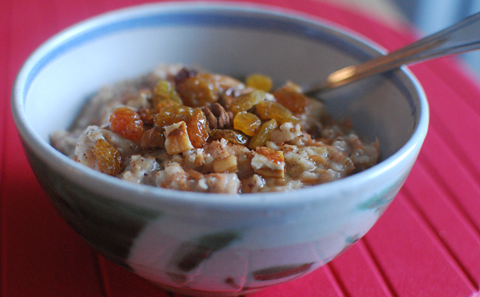 Carrot Cake Oatmeal - Slow Cooker Method