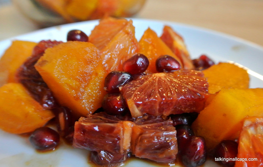 Blood Orange, Yellow Beet and Pomegranate Salad