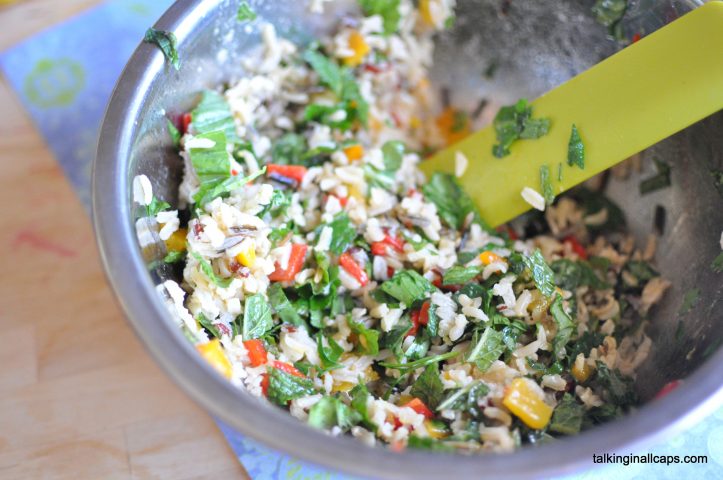 Rice Salad With Herbs and Roasted Peppers