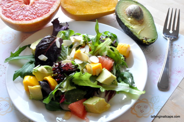 Avocado, Grapefruit and Mango Spring Salad