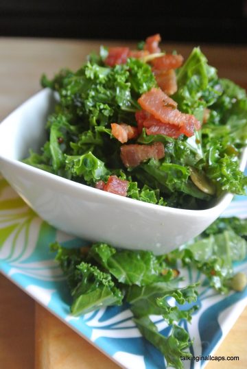 Kale Salad with a Bacon Vinaigrette