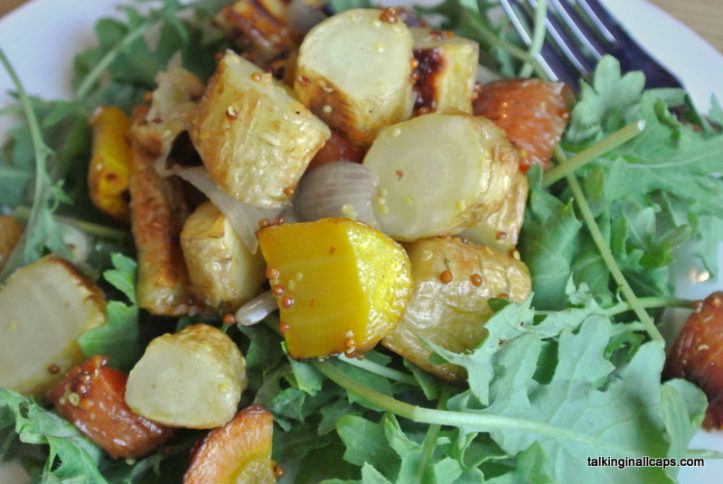Roasted Parsnip and Carrot Salad