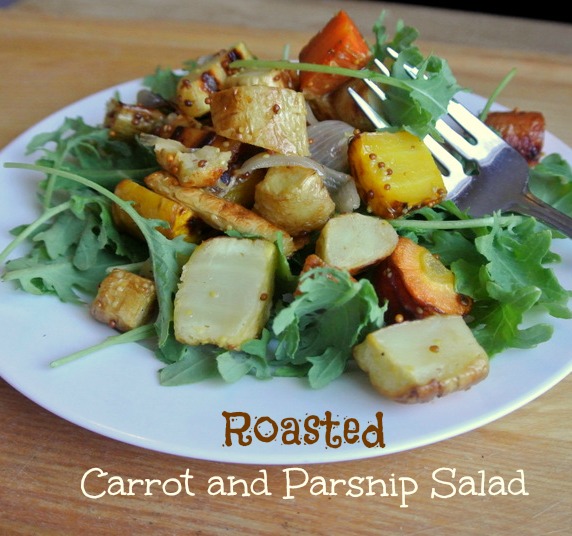 Roasted Carrot and Parsnip Salad