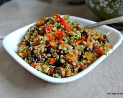Kale, Quinoa and Black Bean Salad