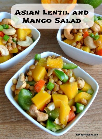 Asian Lentil and Mango Salad 3