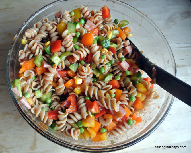  Fresh and Easy Pasta Salad -12 Great Salads to Take to a Potluck or Feed a Big Group - talkinginallcaps.com