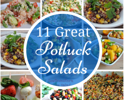 11 Great Salads to Take to a Potluck or Feed a Big Group 12 Great Salads to Take to a Potluck or Feed a Big Group - talkinginallcaps.com