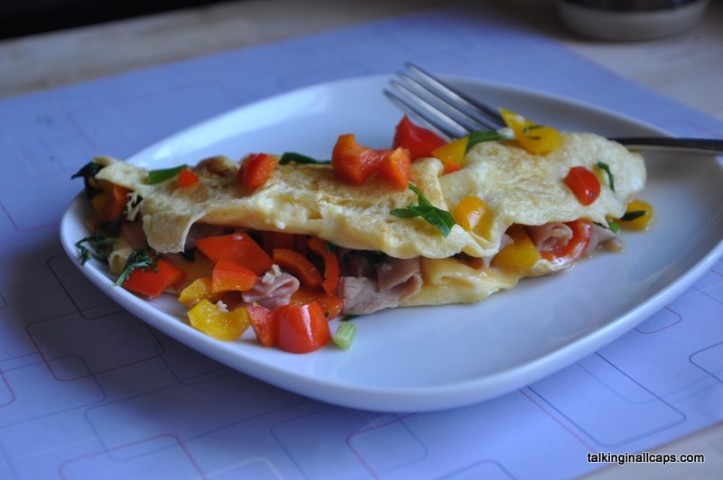 Omelette - easy meals - talkinginallcaps.com