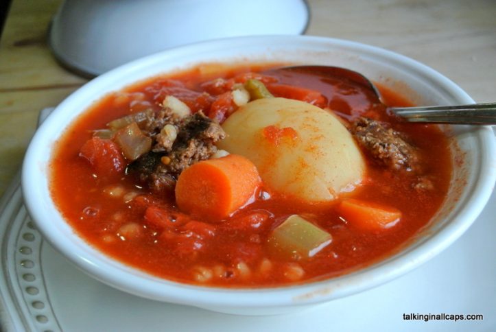 Hamburger Soup - #52soups