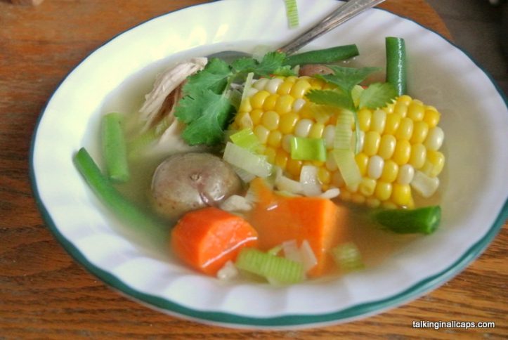 Chilean Chicken Soup - Cazuela de Ave