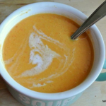 Curry Sweet Potato Lentil Coconut Soup - #52soups
