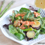 Salad #13 Salmon Salad with Asparagus and Baby Potatoes