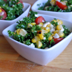 Salad #31 - Kale Salad with Grilled Corn