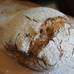 No-Knead Whole Wheat Bread