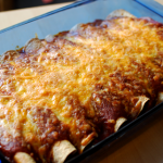 BBQ Chicken Enchiladas