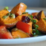 Salad #1 – Roasted Sweet Potato and Cranberry Salad Recipe – 52 Salads