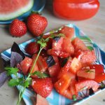 Salad #20 – Watermelon Salad with a Sesame Ginger Dressing