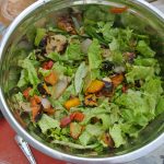 Salad #29 – Grilled Vegetable Salad with Greens and Mustard Dressing