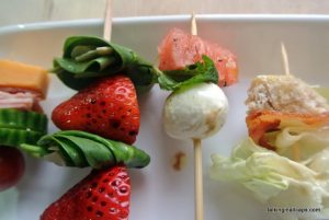 Salad on a Stick -12 Great Salads to Take to a Potluck or Feed a Big Group - talkinginallcaps.com